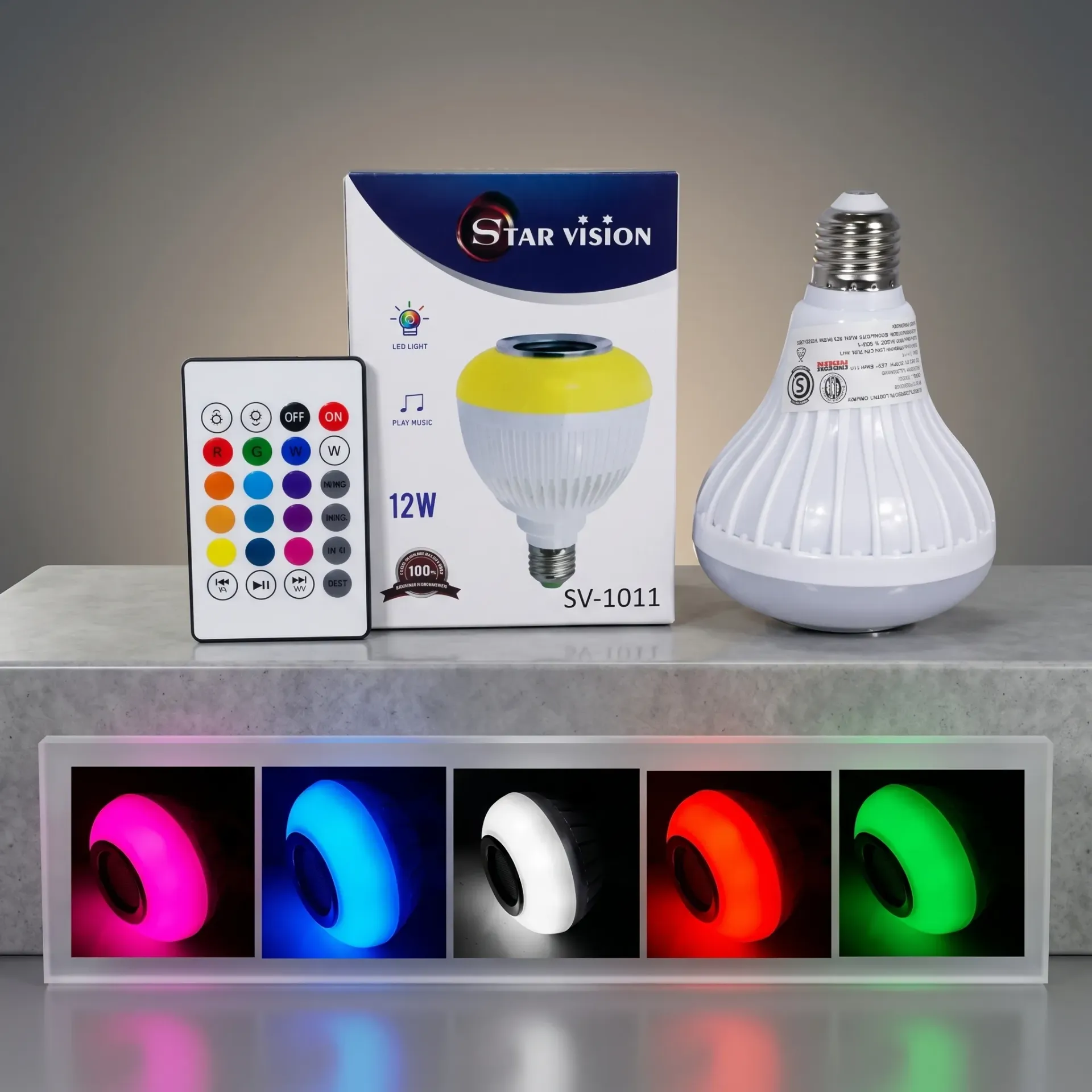 [OS125 SVFOCO2H] FOCO PARLANTE RGB CON CONTROL