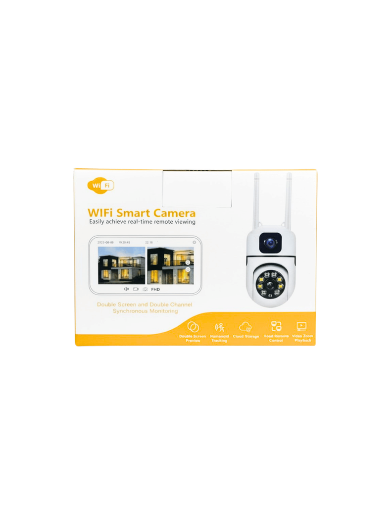 CAMARA WIFI DOBLE LENTE HD CON MICROFONO