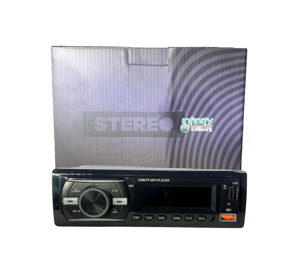 [920D] ESTEREO INFINITY TECH FRENTE FIJO BT/USB/FM