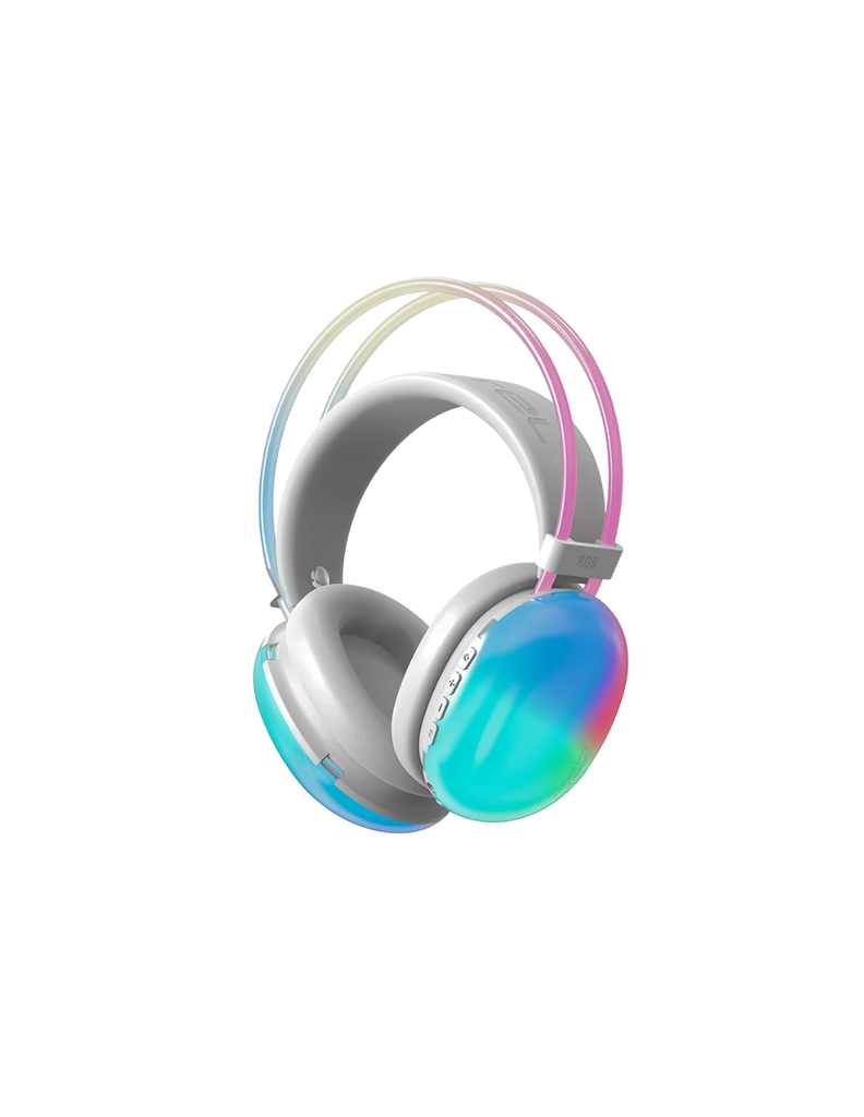 AURICULAR BLUETOOTH CON LUCES RGB CON MICROFONO