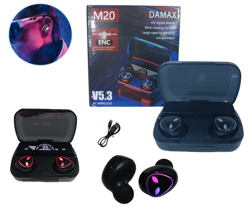 [M20] AURICULAR INALAMBRICO BLUETOOTH M20
