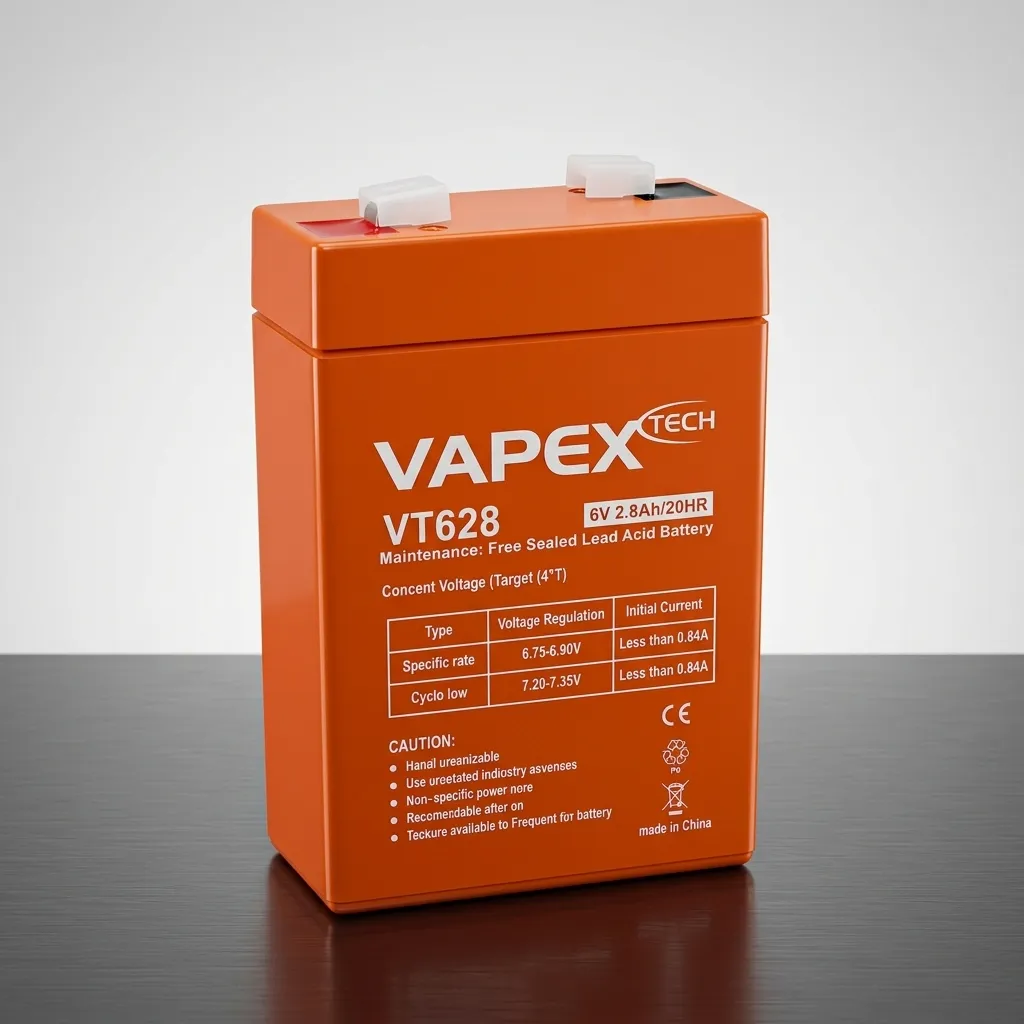 [VT628] Batería de Gel de 6V - 2.8 Ah