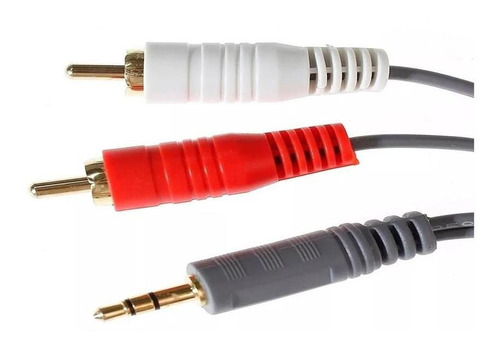 CABLE 3,5 A 2 PLUG RCA 8 MTS