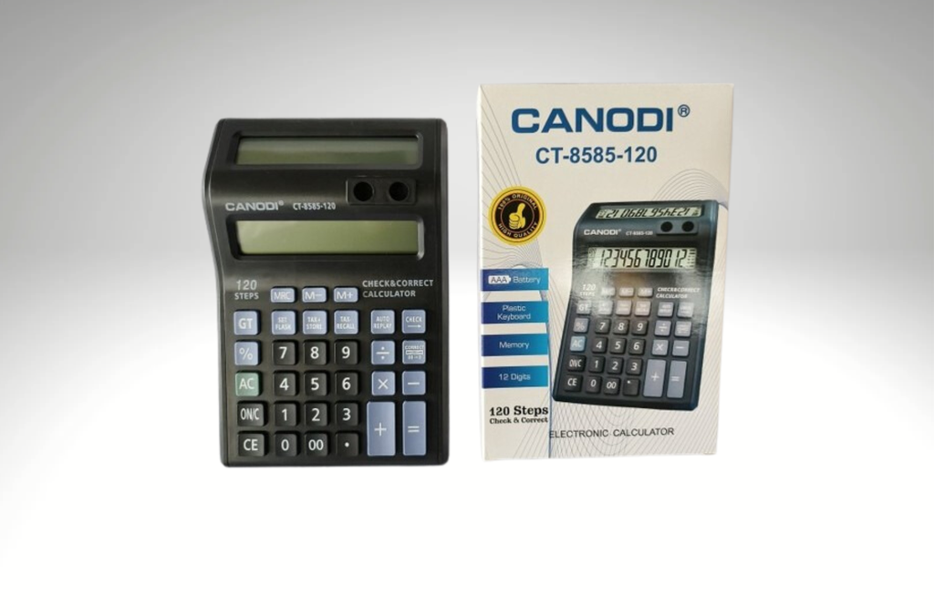 [KK8585 CT8122120] CALCULADORA KARUIDA CON DOBLE VISOR