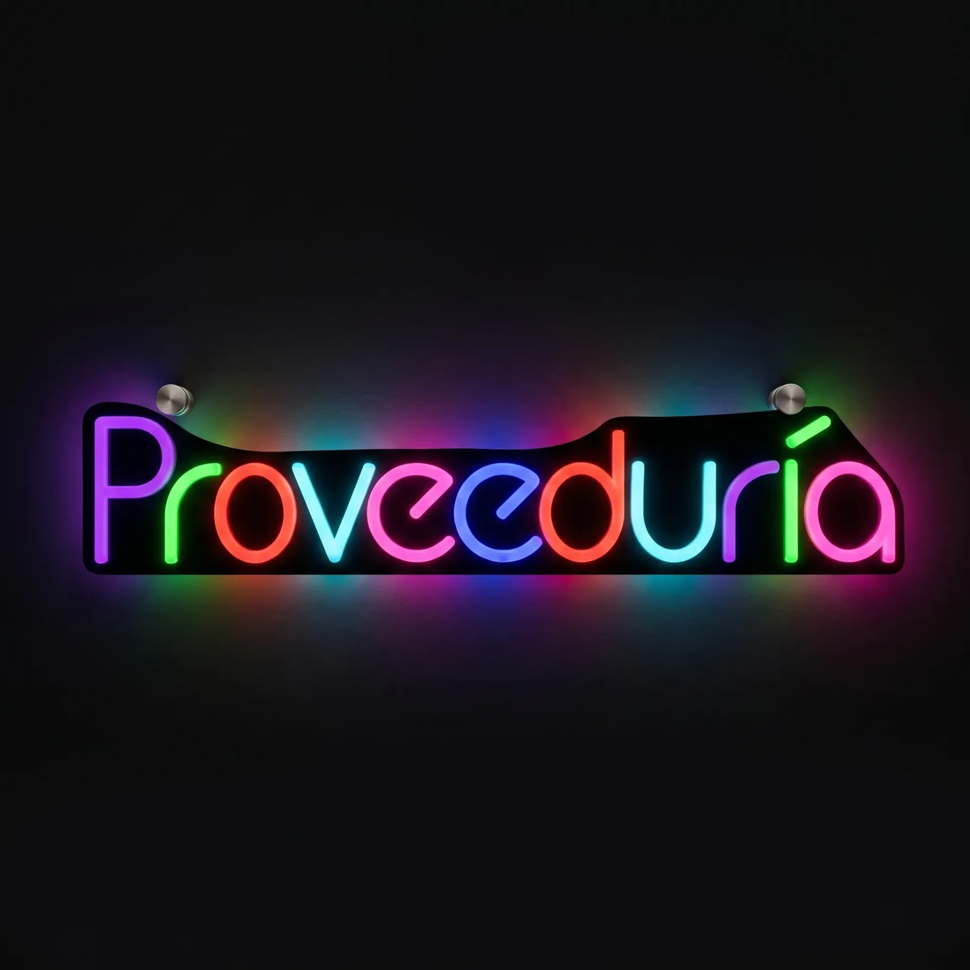CARTEL PROVEEDURIA NEON