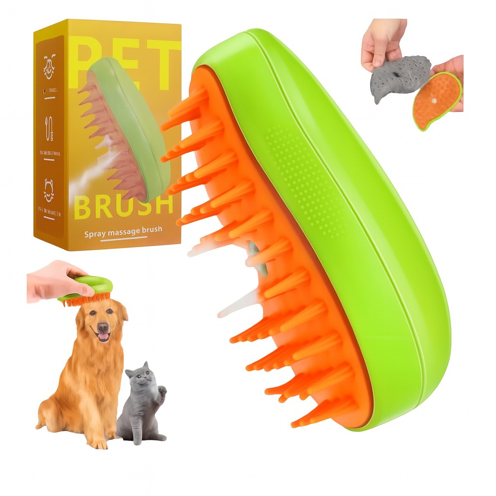 CEPILLO DE PELO HUMIDIFICADOR PARA MASCOTA