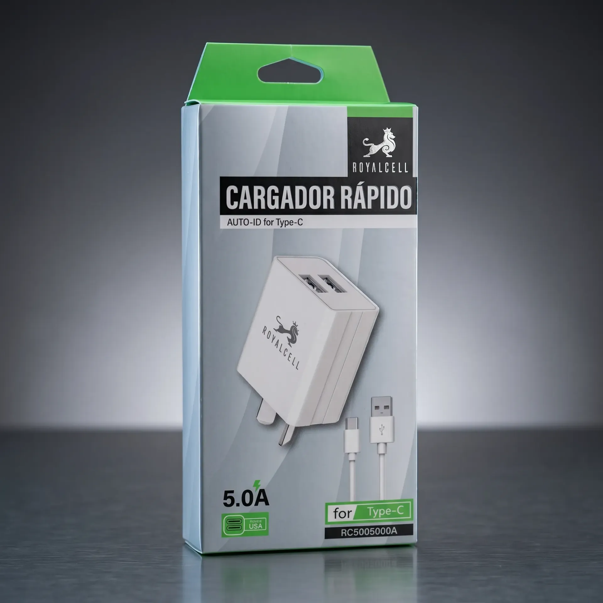 CARGADOR ROYALCELL 3.4A TIPO C