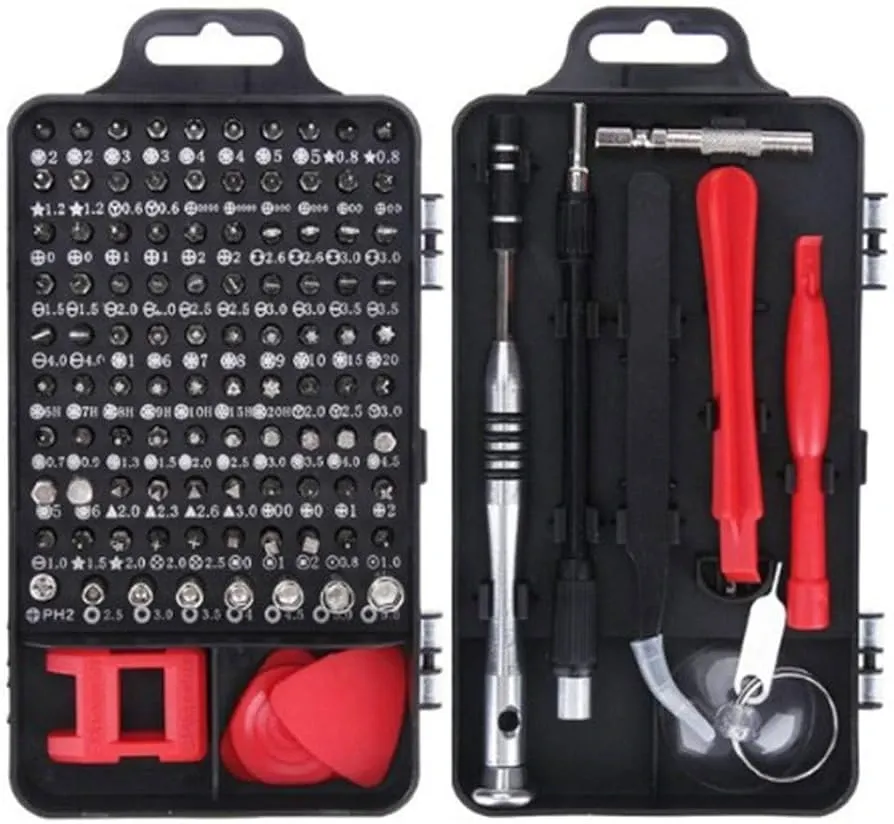 KIT DESATORNILLADOR HERRAMIENTAS 110 EN 1