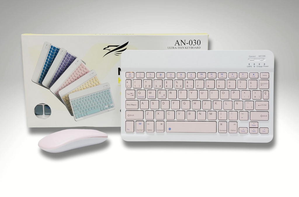 [AN030] KIT MINI TECLADO CON MOUSE INALAMBRICO