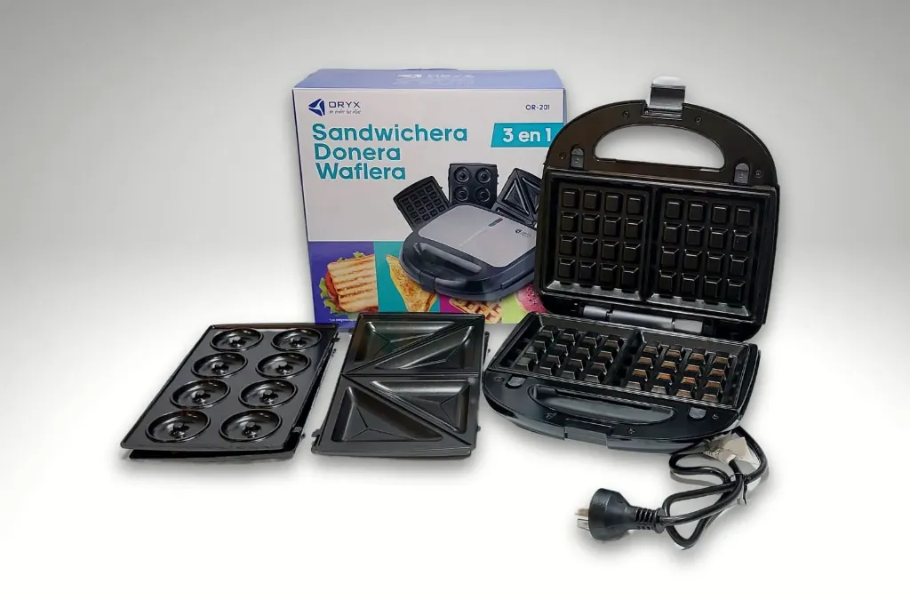 [OR206] MAQUINA SANDWICH - WAFLE - DONAS 3 EN 1