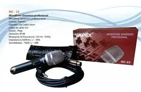[MC23] MICROFONO ALAMBRICO CUERPO PLASTICO