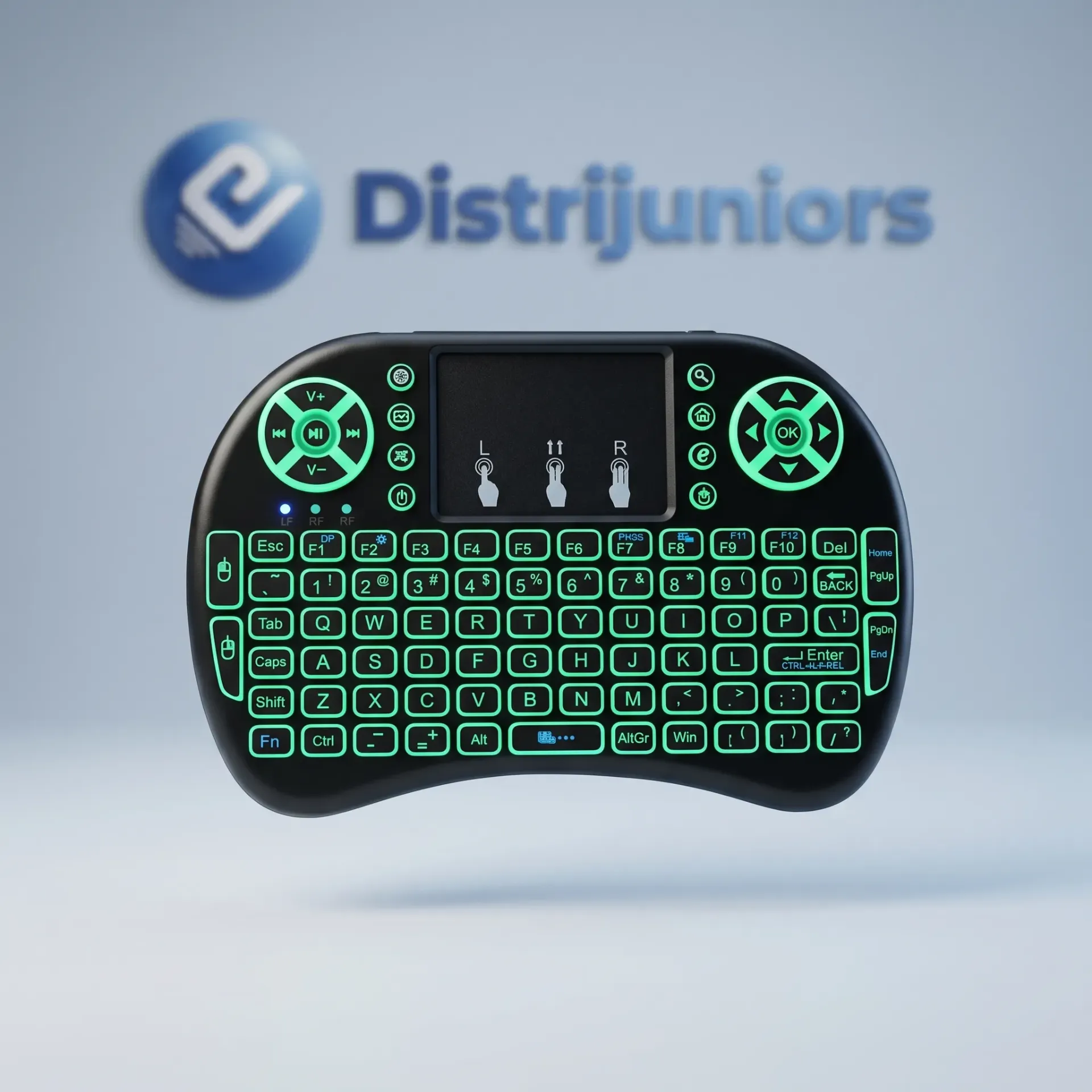 MINI TECLADO CON PAD MOUSE RETROILUMINADO