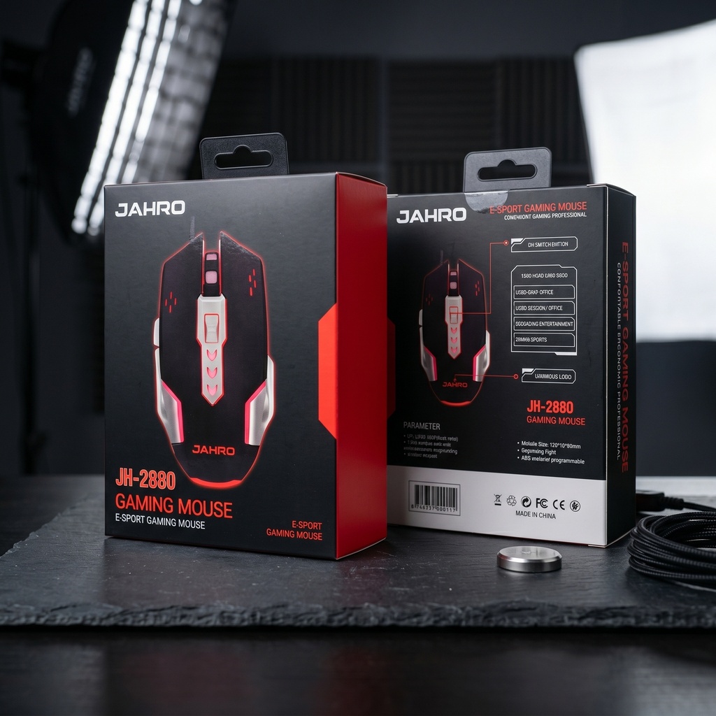 [JH2880] MOUSE GAMER 6 BOTONES JH2880
