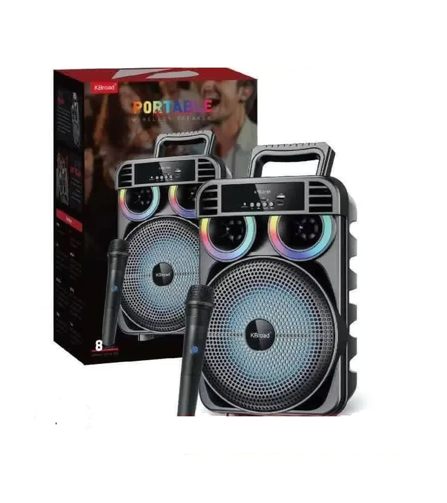 [KTS2161] PARLANTE BLUETOOTH 8" CON MICROFONO INALAMBRICO