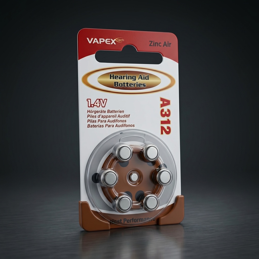 PILA PARA AUDIFONOS A13 VAPEX 1,4V