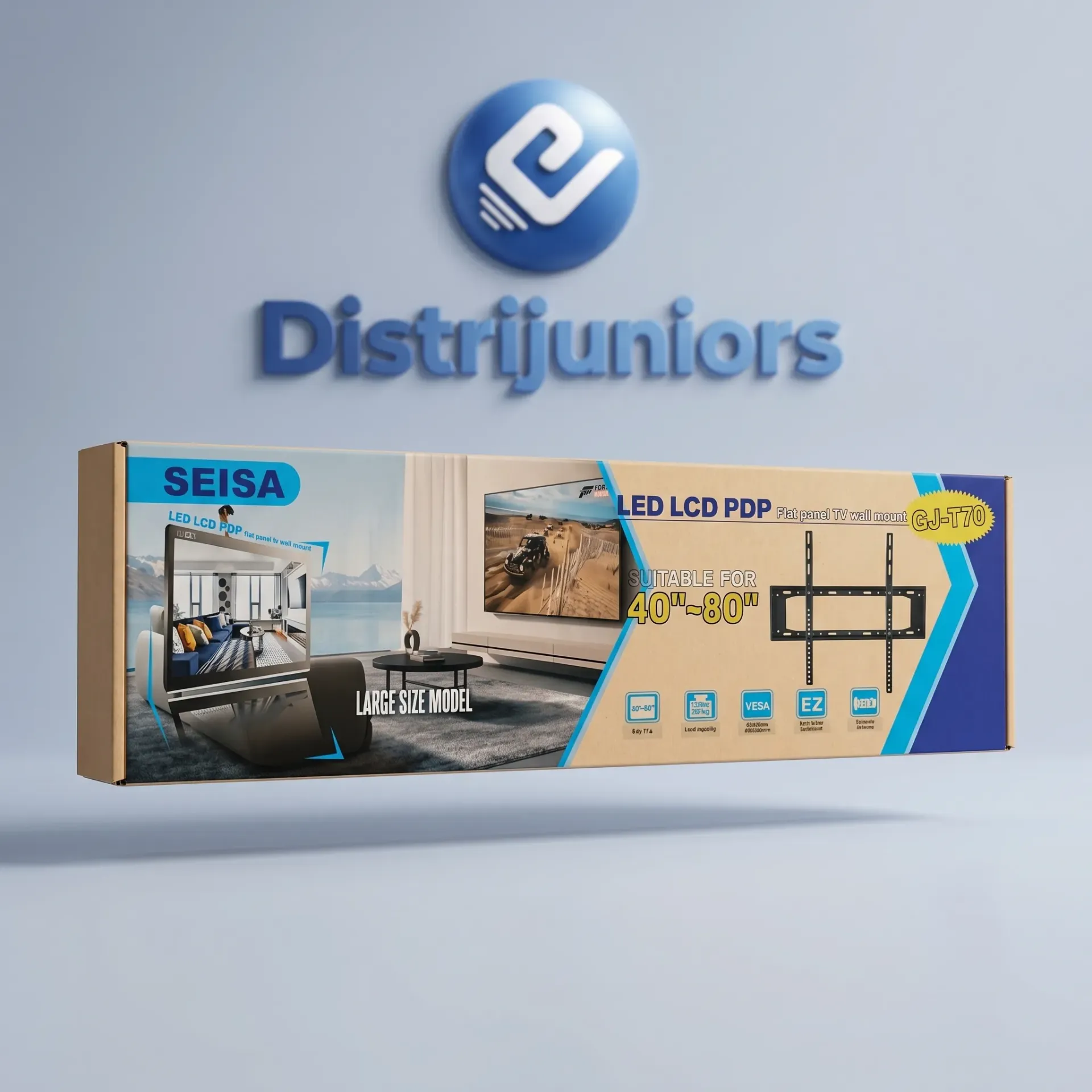 SOPORTE  FIJO TV DE 40" a 85"