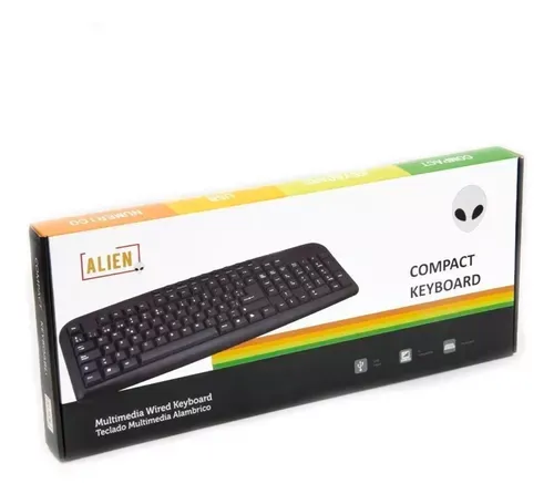 [KGB204] TECLADO CON CABLE ALIEN