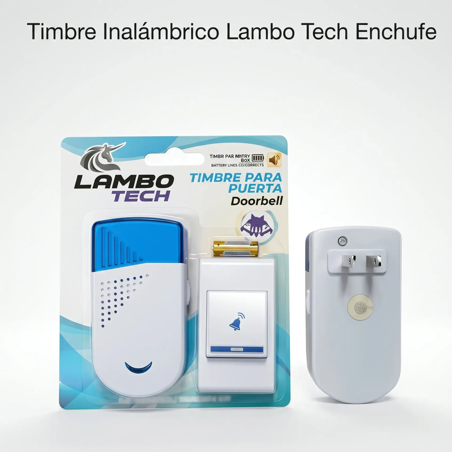 TIMBRE INALAMBRICO CON ENCHUFE A 220V