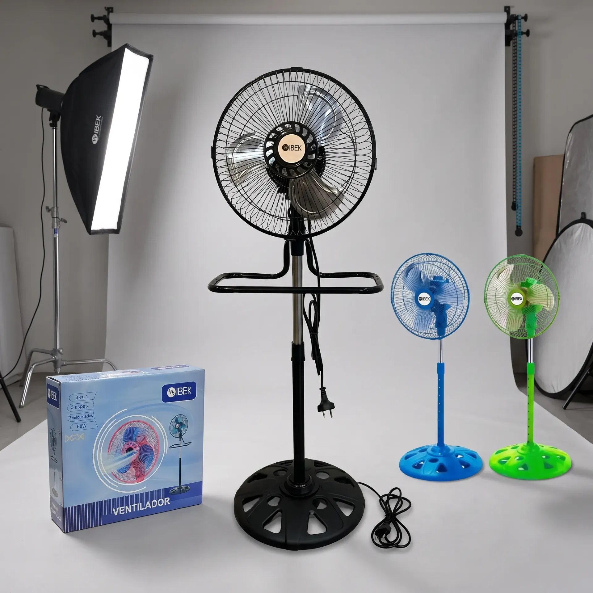VENTILADOR 10 PULGADAS 3 EN 1 IBEK