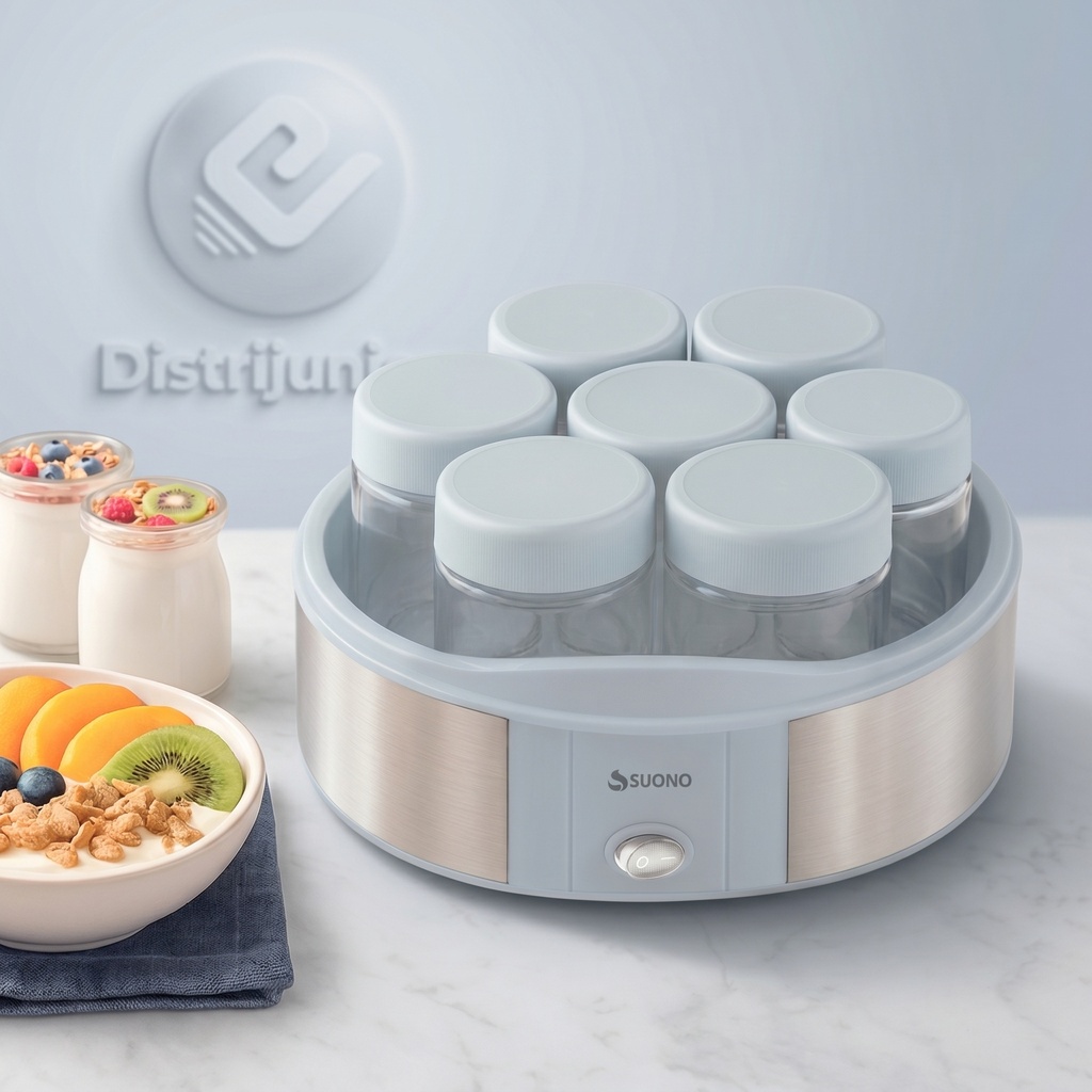 [HOG0251] YOGURTERA SUONO 7 VASOS DE VIDRIO