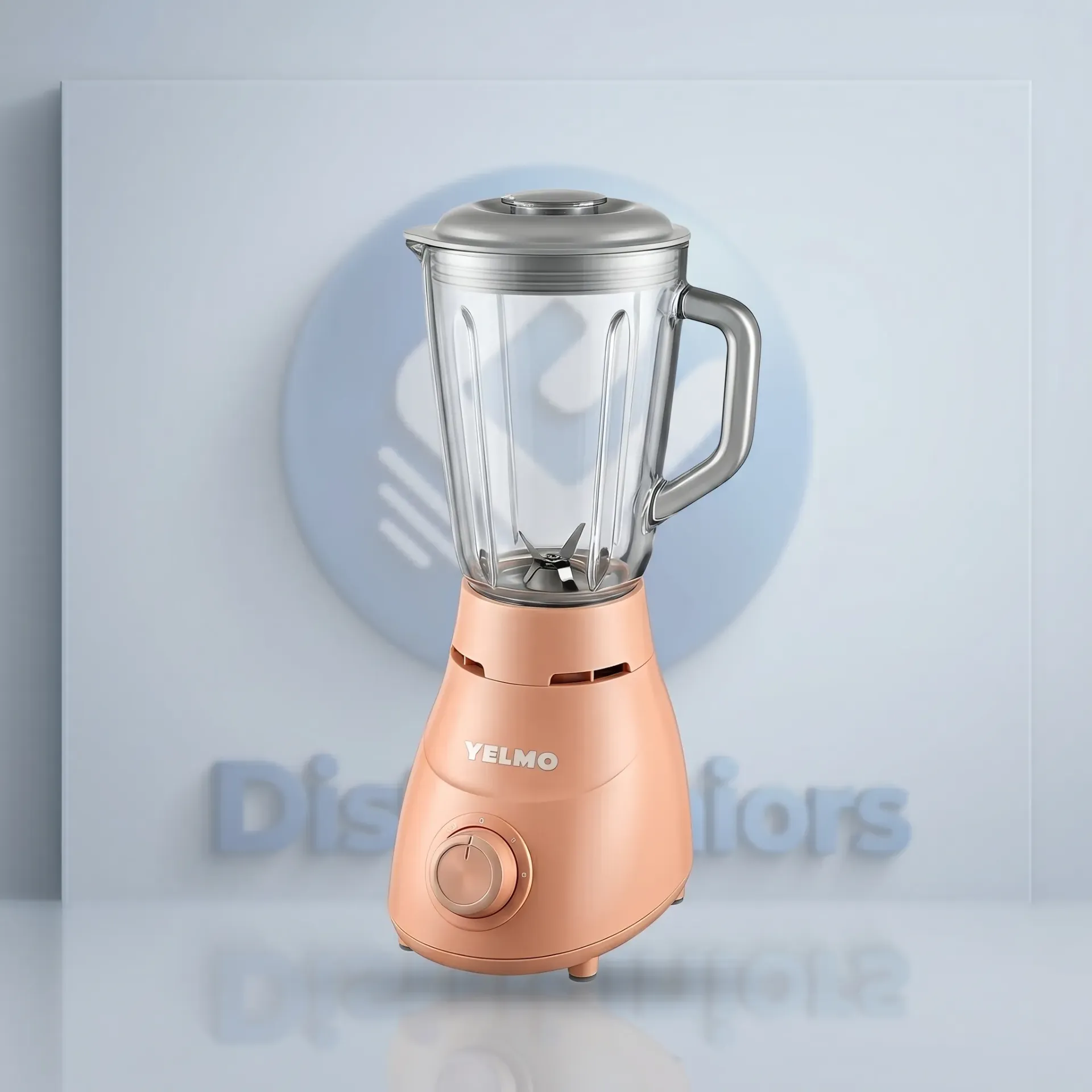 [LC1010] LICUADORA VASO DE VIDRIO YELMO