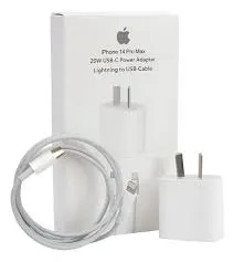 CARGADOR DE IPHONE A TIPO C CON CABLE 20W APPLE
