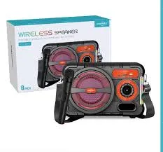 PARLANTE BLUETOOTH  8" C/MICROFONO 38CM X 24CM