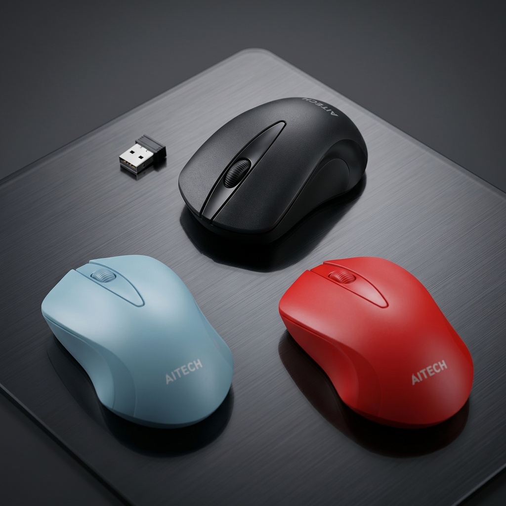 [AIMS010202X] MOUSE INALAMBRICO COLORES SURTIDOS