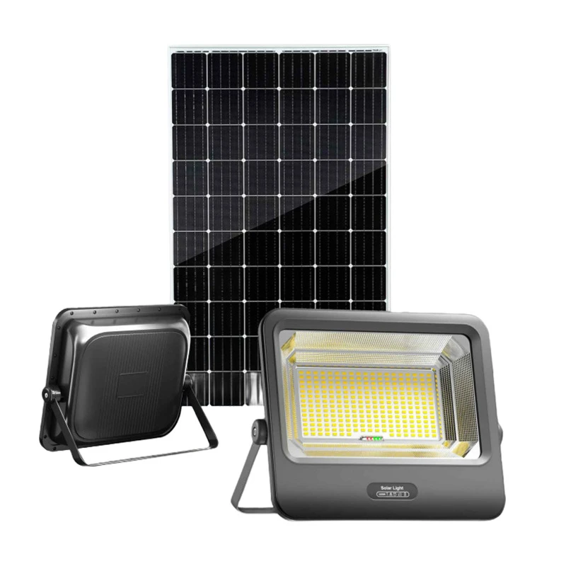 REFLECTOR PROYECTOR LED CON PANEL SOLAR 100W