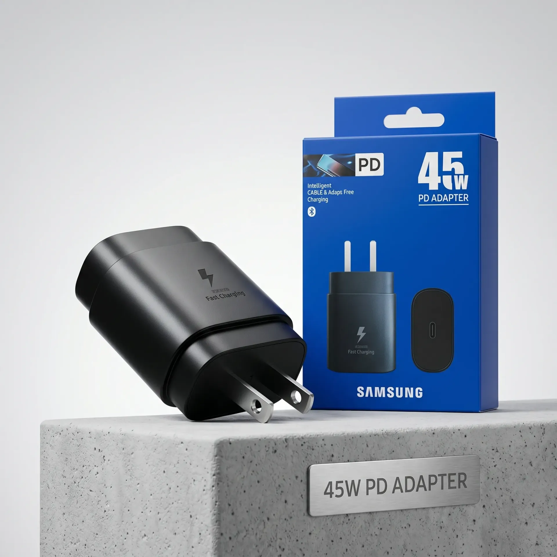 [CARSAM] CARGADOR CABEZAL SAMSUNG 45W PATAS OBLICUAS