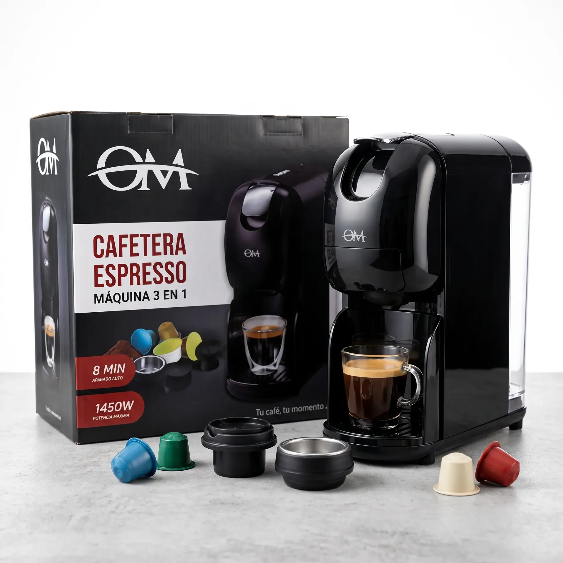 CAFETERA EXPRESSO 3EN1 CAPSULAS - MOLIDO - PODS