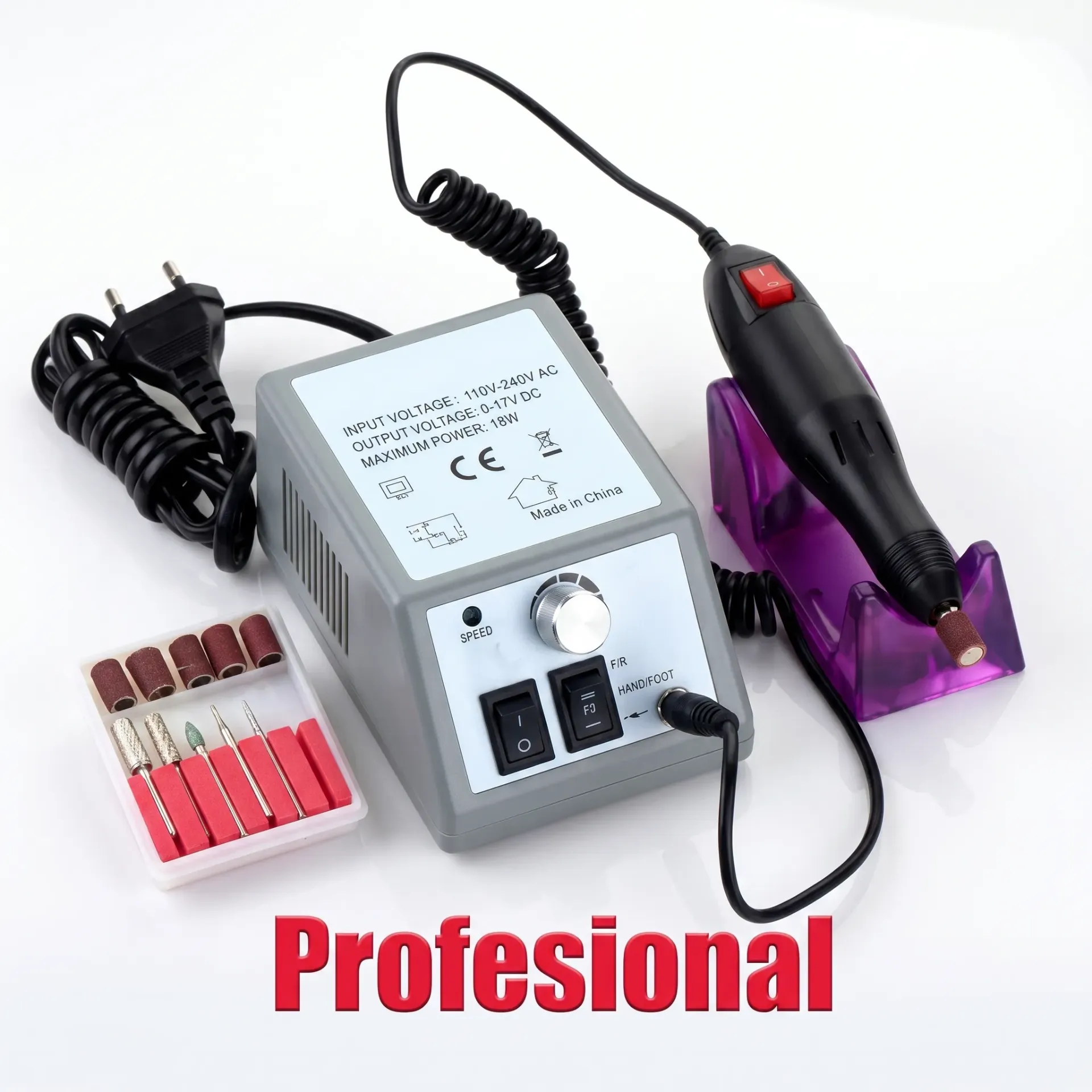 TORNO PARA UÑAS PROFESIONAL MANICURE SET