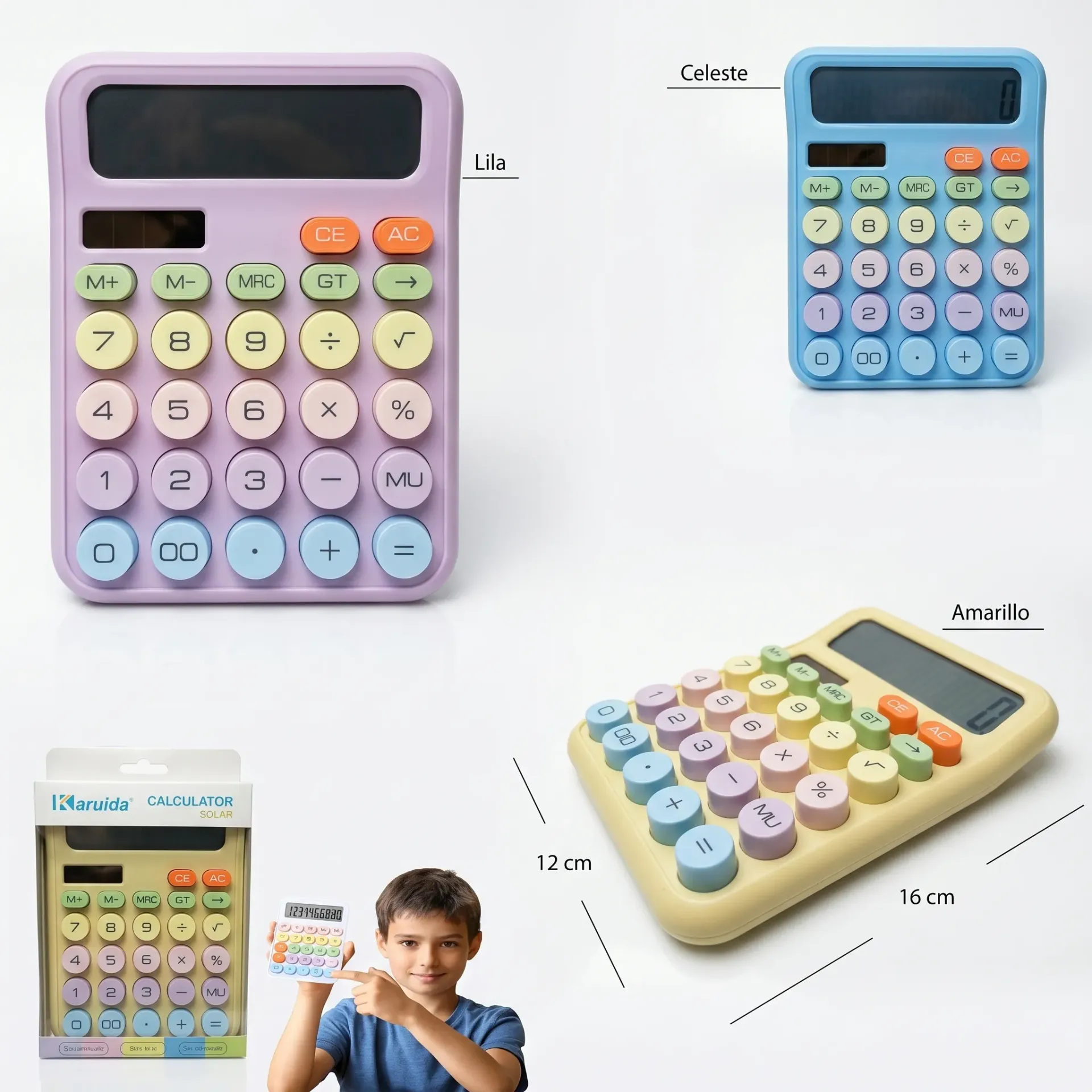 CALCULADORA KAWAII 12DIGITOS
