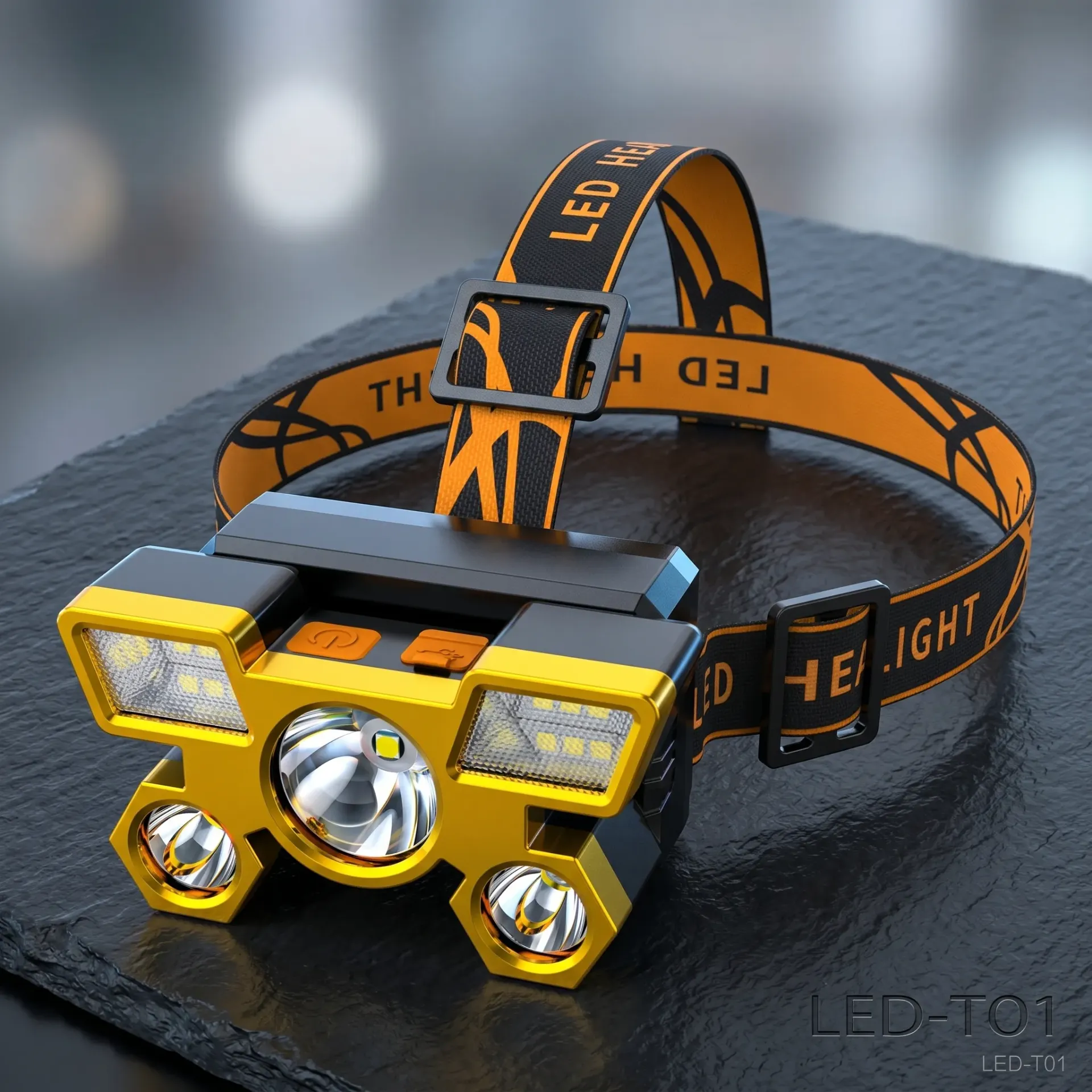 LINTERNA MINERA VINCHA 5 LED