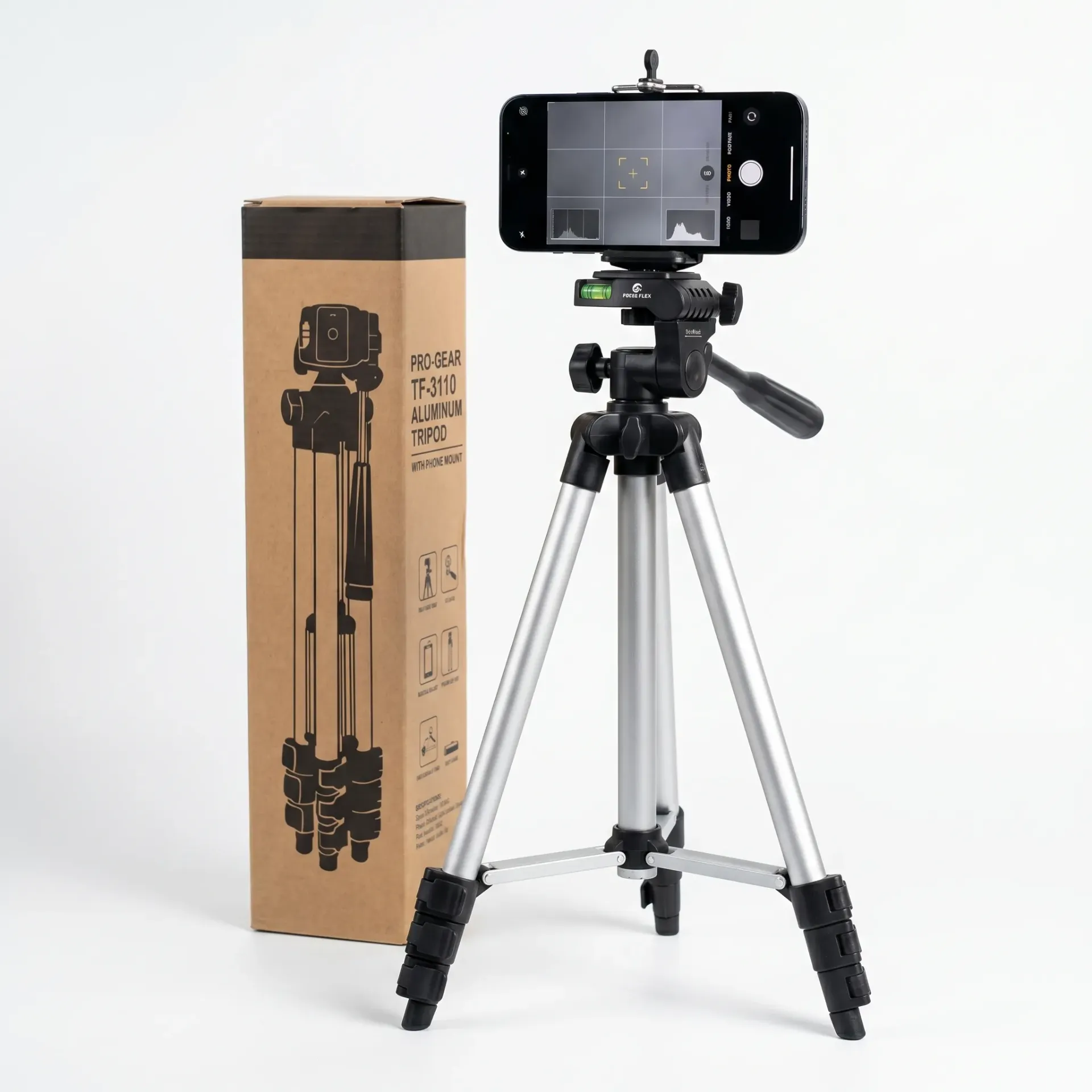 TRIPODE METAL EXTENSIBLE HASTA 110CM DE ALTURA