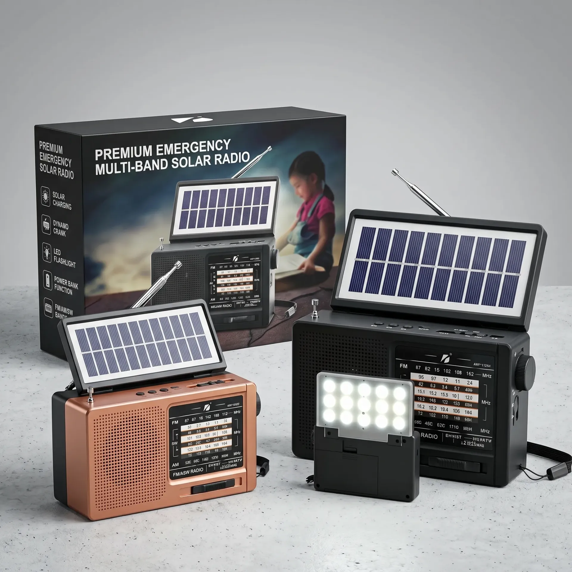 [KTF1488] RADIO PARLANTE CON CARGA SOLAR
