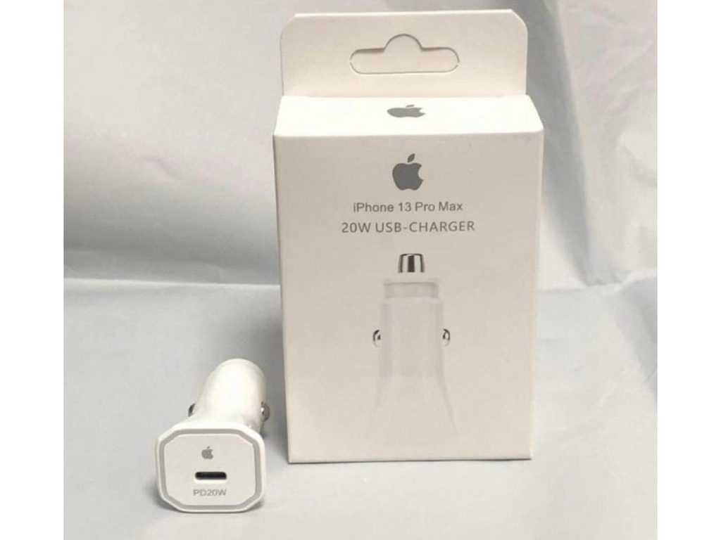 [9628] CARGADOR AUTO PARA IPHONE 20W