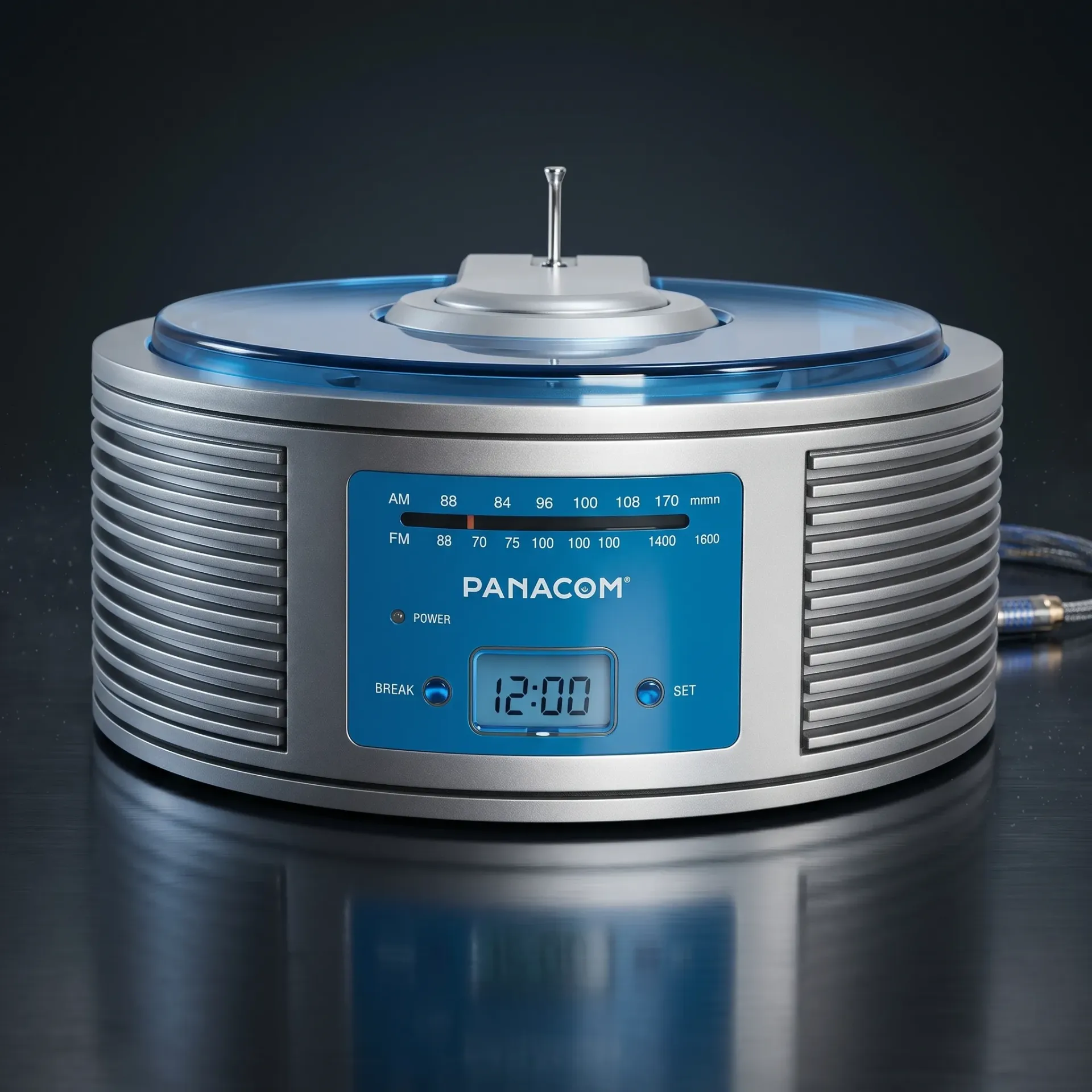 [RF2518C] RADIO RELOJ DESPERTADOR PANACOM AM/FM A PILAS