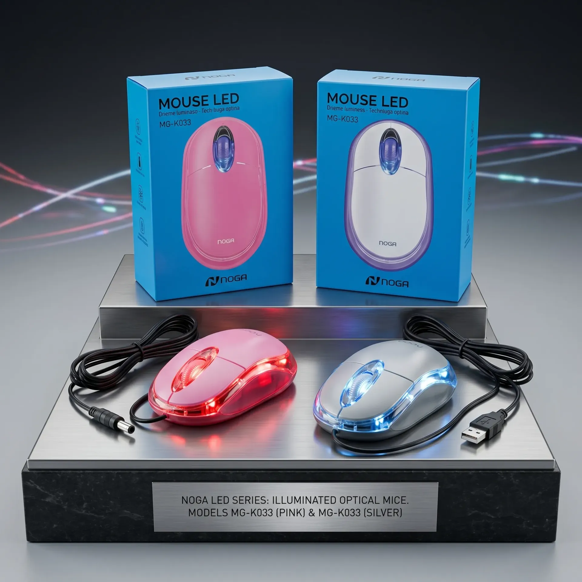 [NG611U] MOUSE NOGA CON CABLE USB