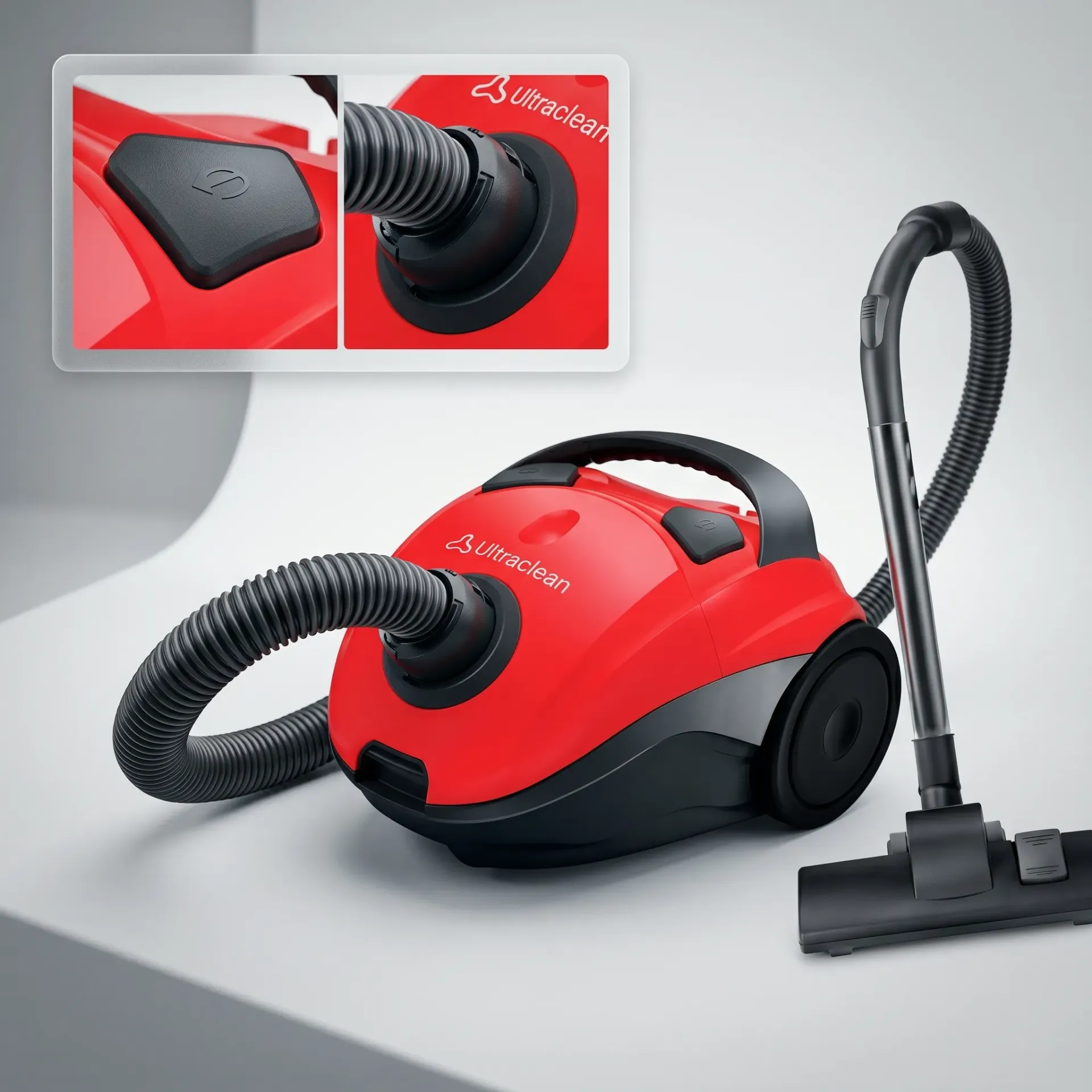 ASPIRADORA ULTRACOMB 1400W 2.0L CON BOLSA 6 MESES GARANTIA