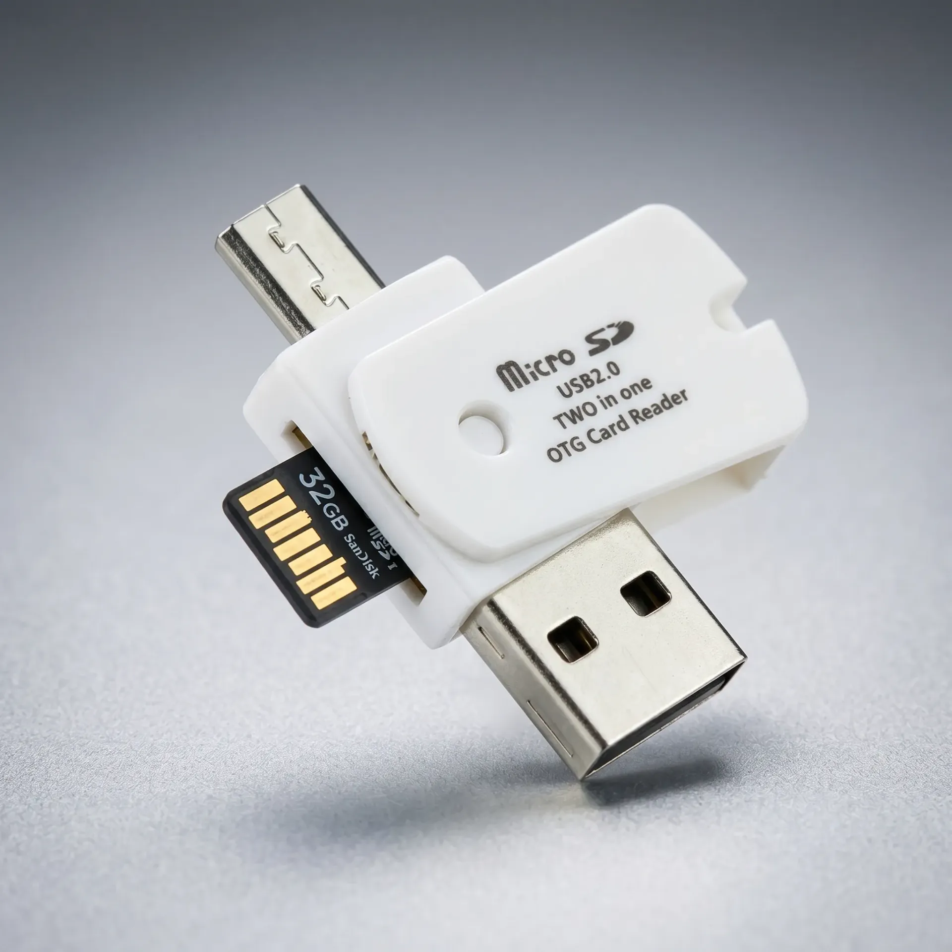 [D313] ADAPTADOR OTG P/MEMORIA USB - V8