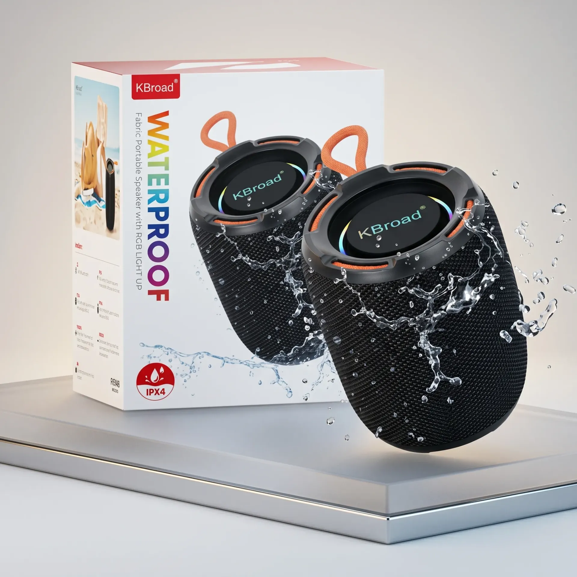 MINI PARLANTE BLUETOOTH CON PROTECCION AL AGUA