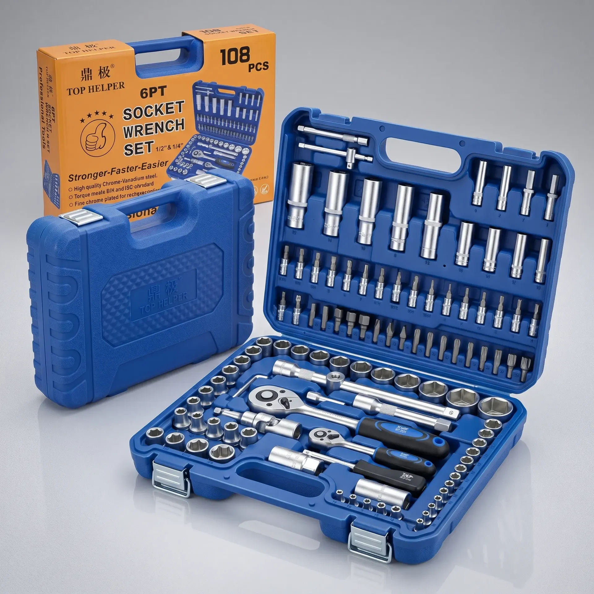 SET LLAVES TUBO 108 PIEZAS