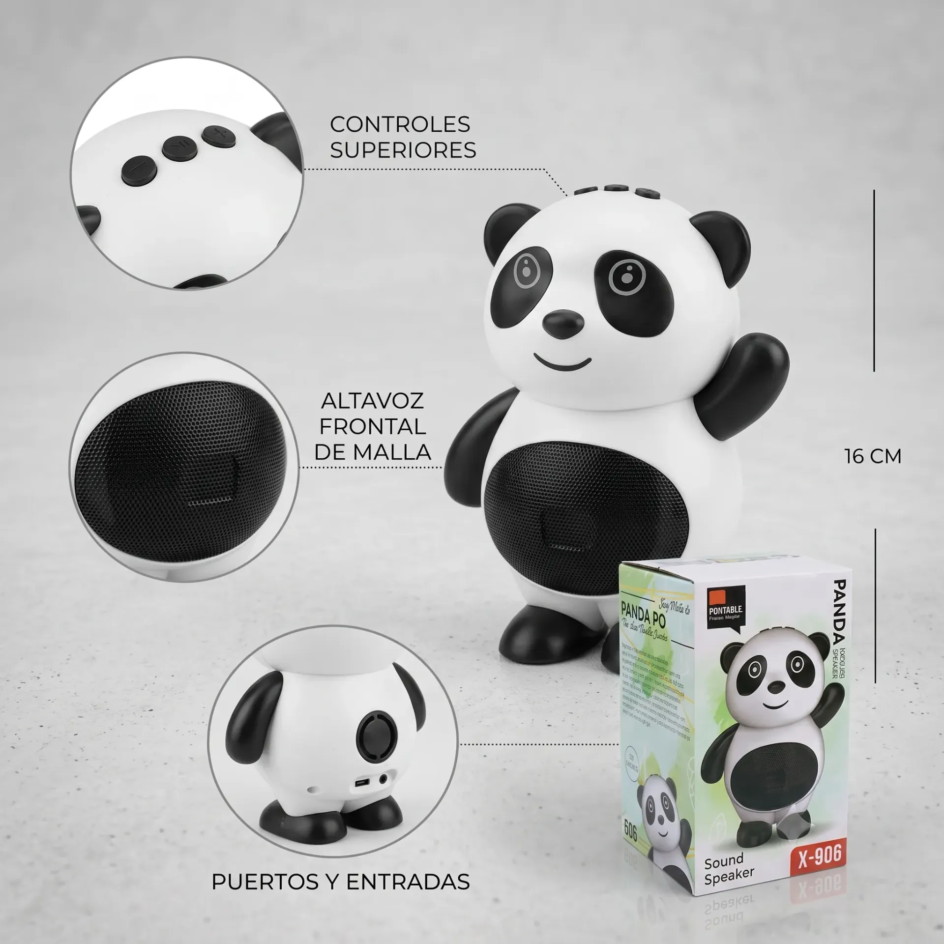 PARLANTE BT OSO PANDA