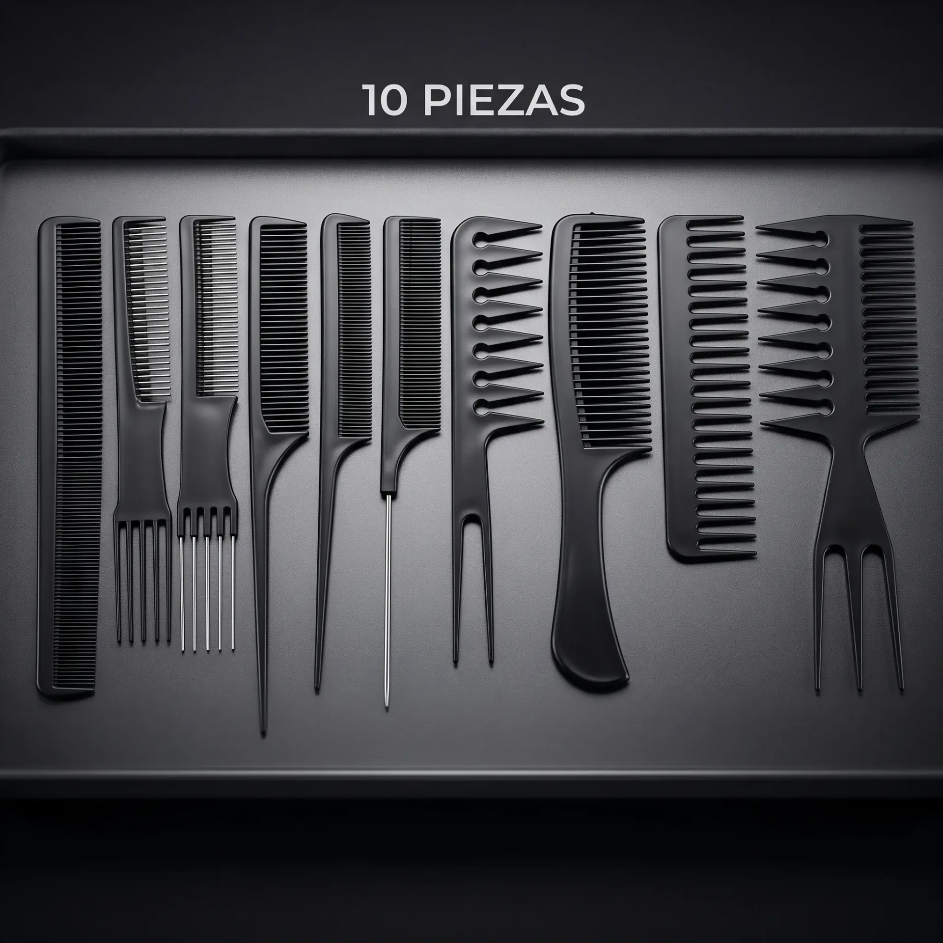 [MELECH367] KIT DE PEINES X 10PCS