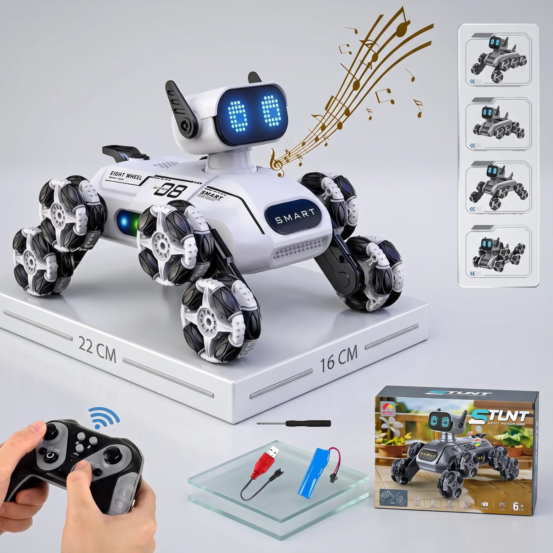 PERRO ROBOT ACROBATICO