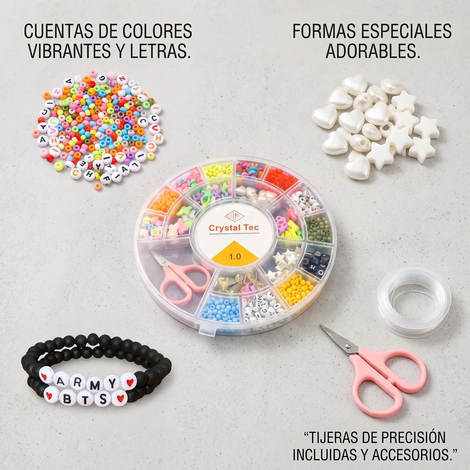 KIT PARA HACER PULSERAS 2400PCS