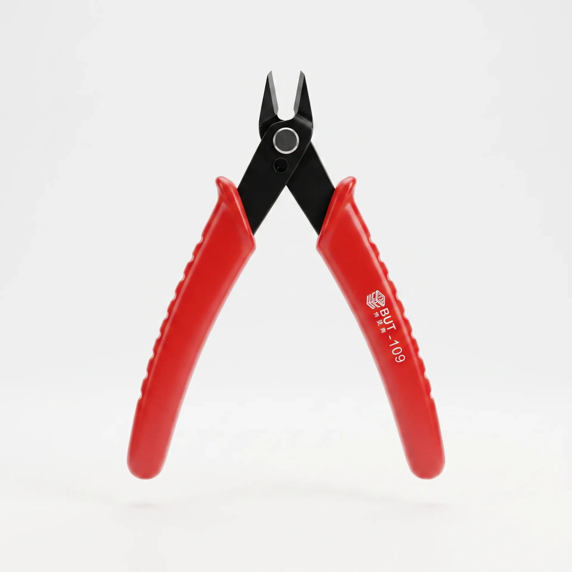 [HY102] ALICATE DE CORTE OBLICUO ROJO PARA ELECTRONICA