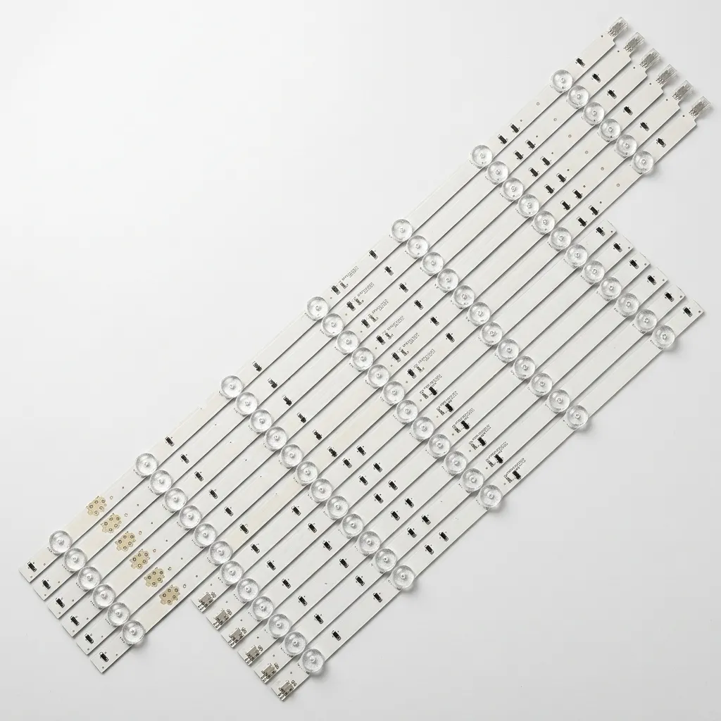 KIT BACKLIGHT SAMSUNG 55" 6 TIRAS DE 5 LEDS MAS 6 TIRAS DE 7 LEDS