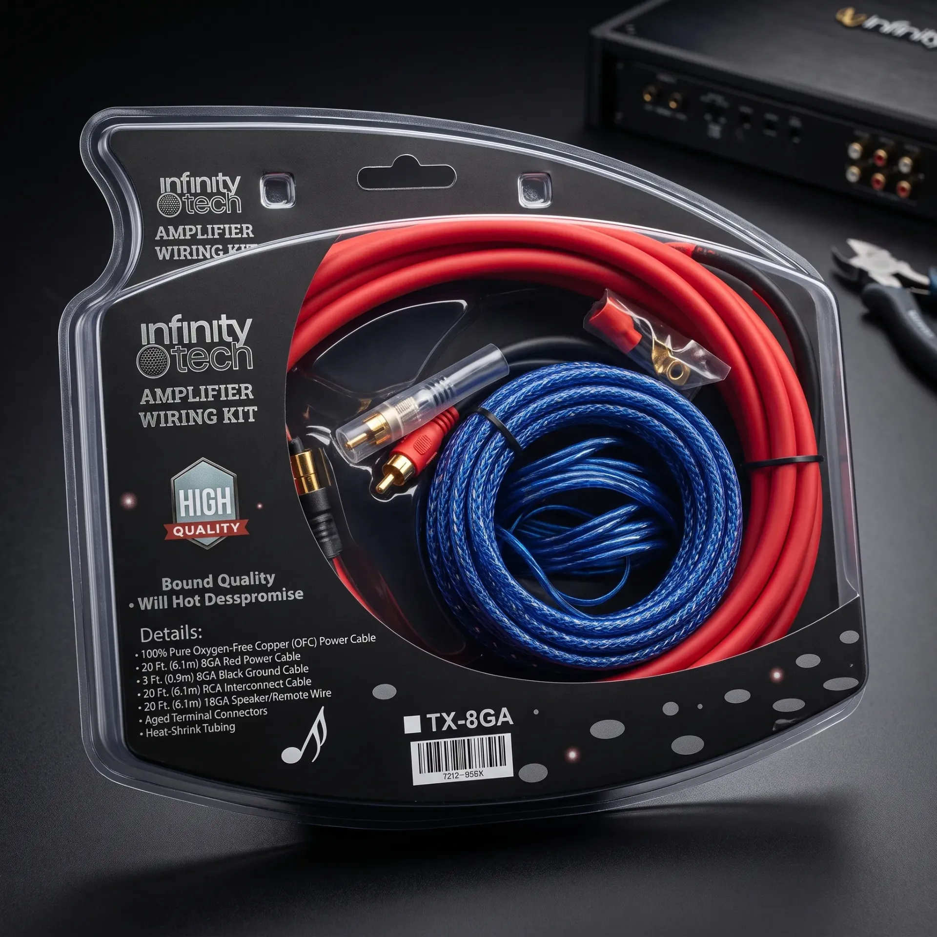 [KIT8G TX8GA] KIT INSTALACION 8 GAUGE INFINITY TECH